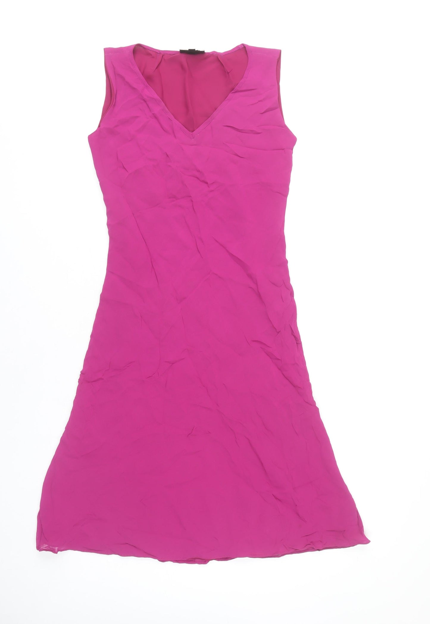 Warehouse Women’s Pink Sheath Dress Size 8 Sleeveless