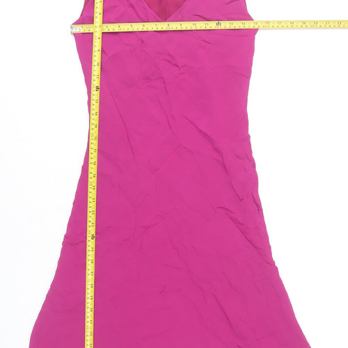 Warehouse Women’s Pink Sheath Dress Size 8 Sleeveless