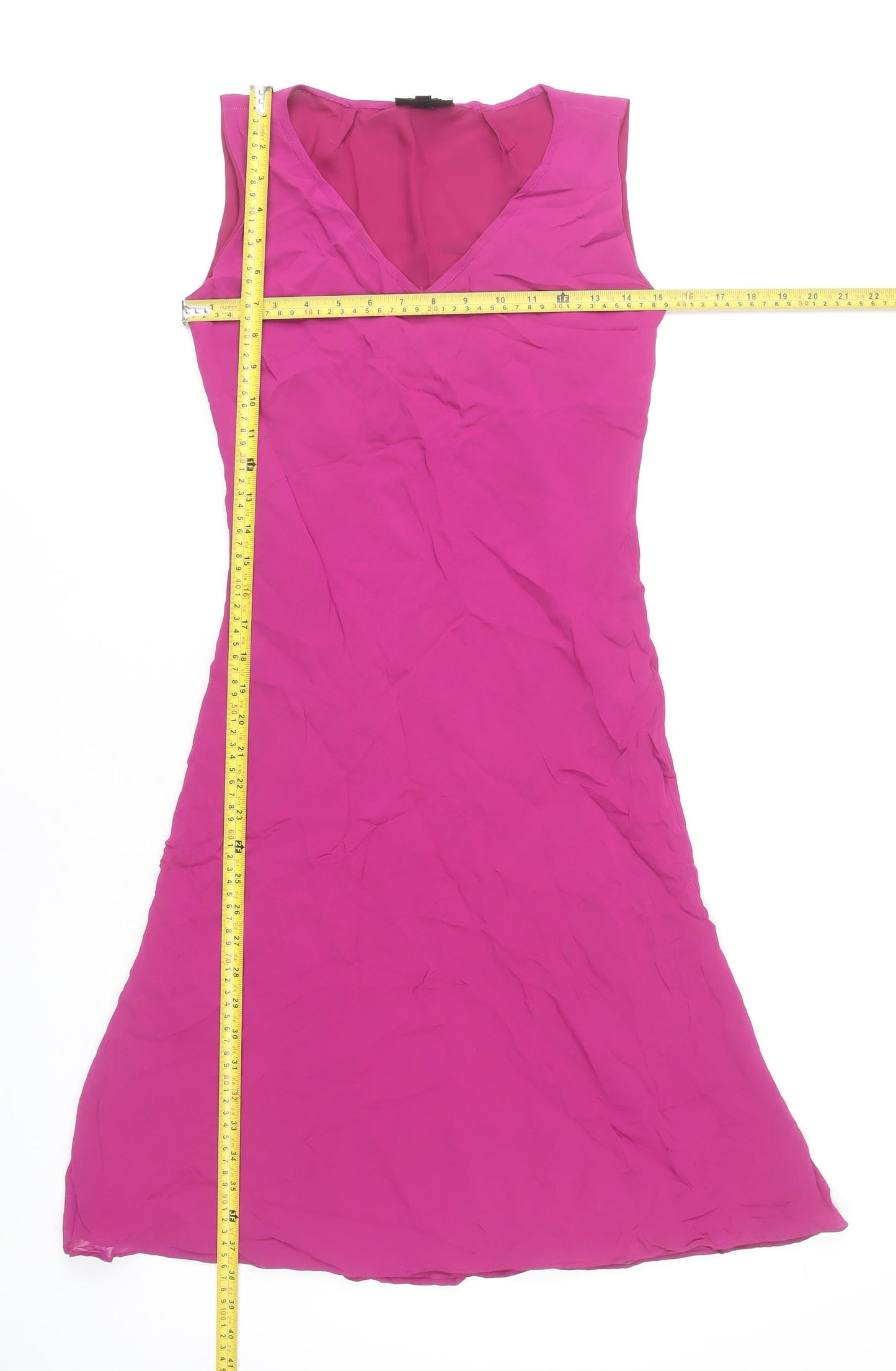 Warehouse Women’s Pink Sheath Dress Size 8 Sleeveless