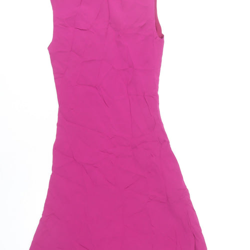 Warehouse Women’s Pink Sheath Dress Size 8 Sleeveless