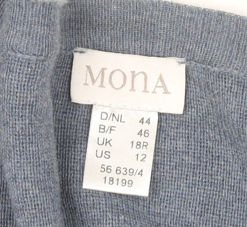 Mona Women's Blue Cardigan Size 18