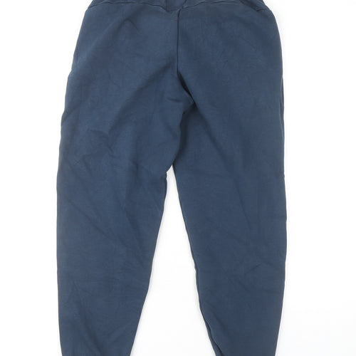 Puma Boys Blue Elastic Waist Joggers, 13-14 Years, Cotton