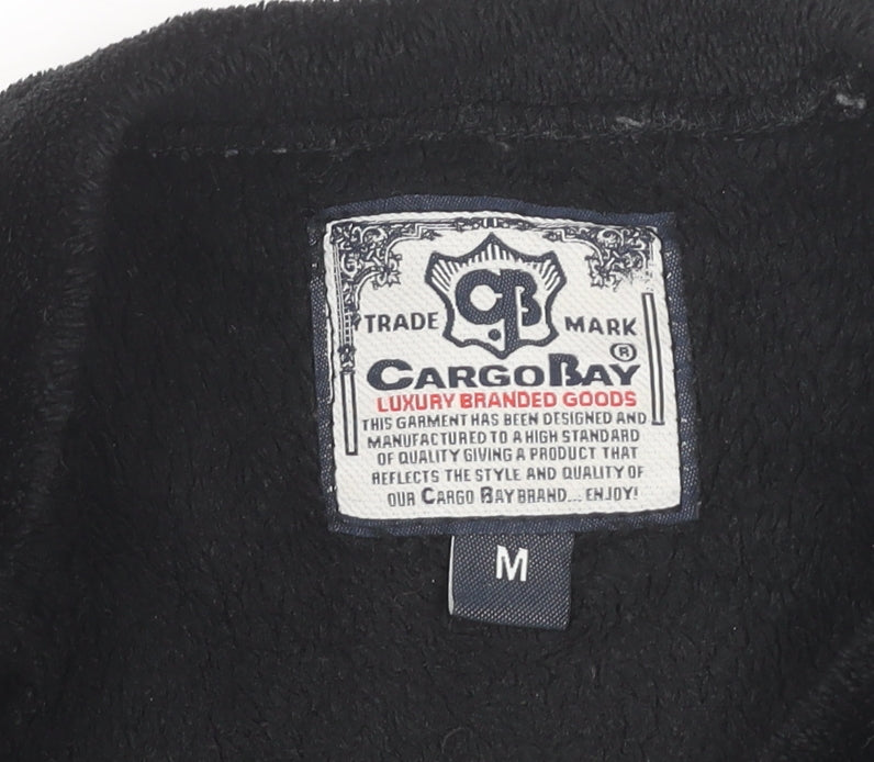 Cargo Bay Men's Black Fleece Sweatshirt M