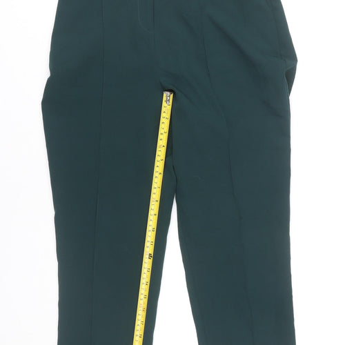 ASOS Women's Green Belted Trousers Size 10
