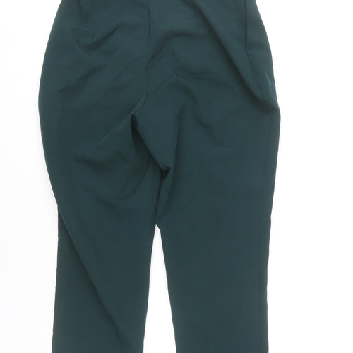 ASOS Women's Green Belted Trousers Size 10