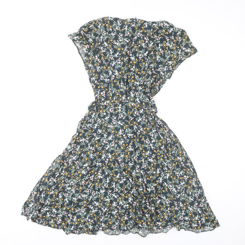 Dorothy Perkins Women's Floral Fit & Flare Dress, Size 12