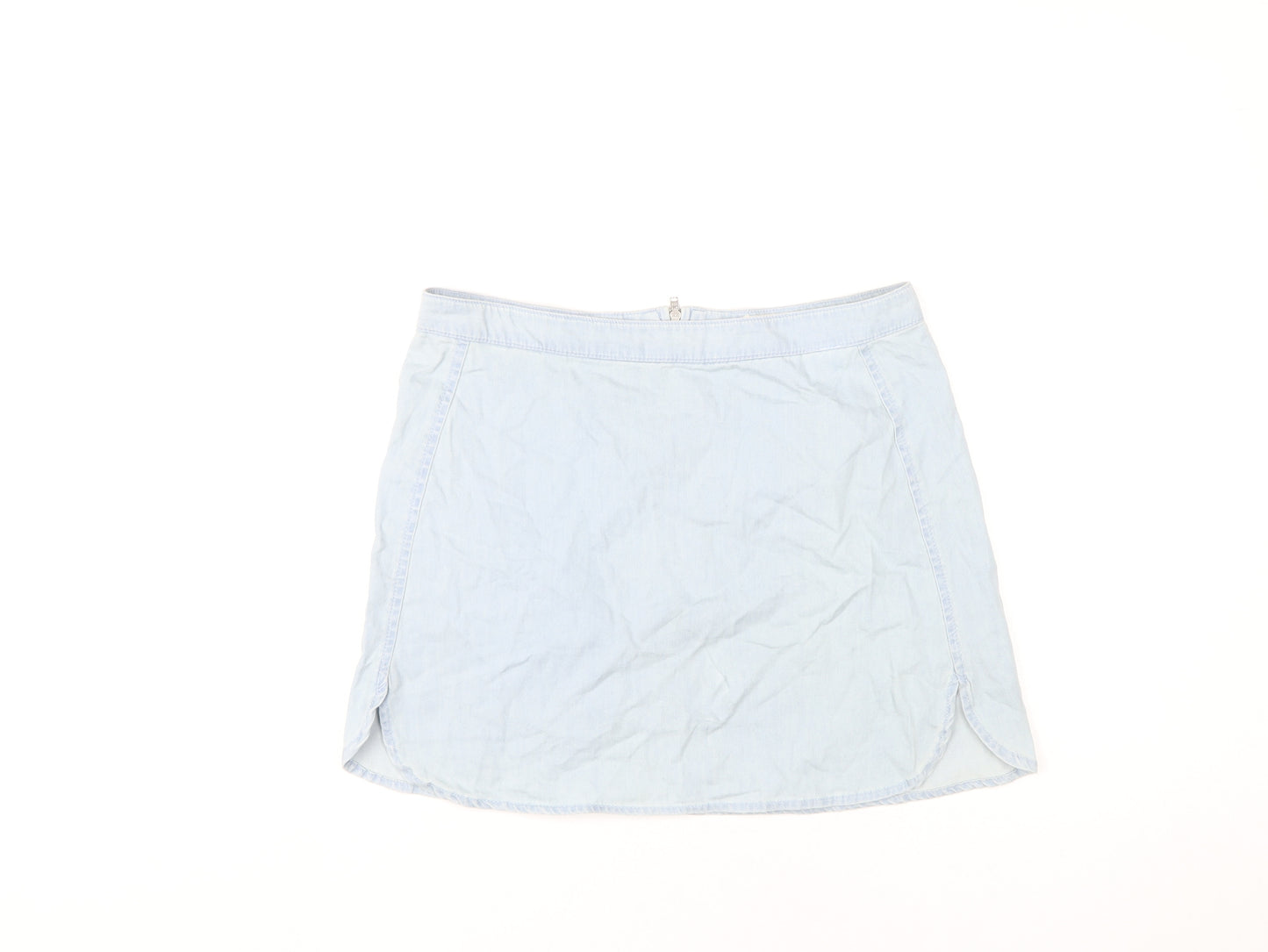 Double Agent Women Blue Denim Short Skirt Size 12