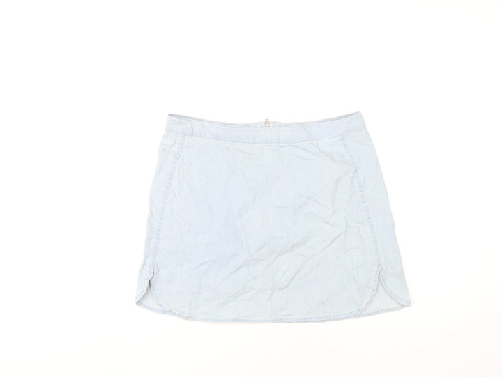 Double Agent Women Blue Denim Short Skirt Size 12