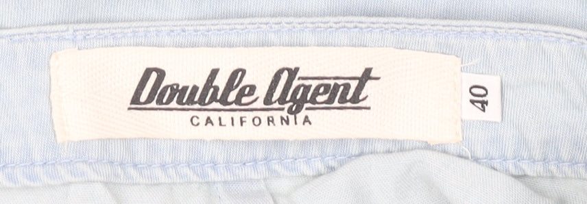 Double Agent Women Blue Denim Short Skirt Size 12