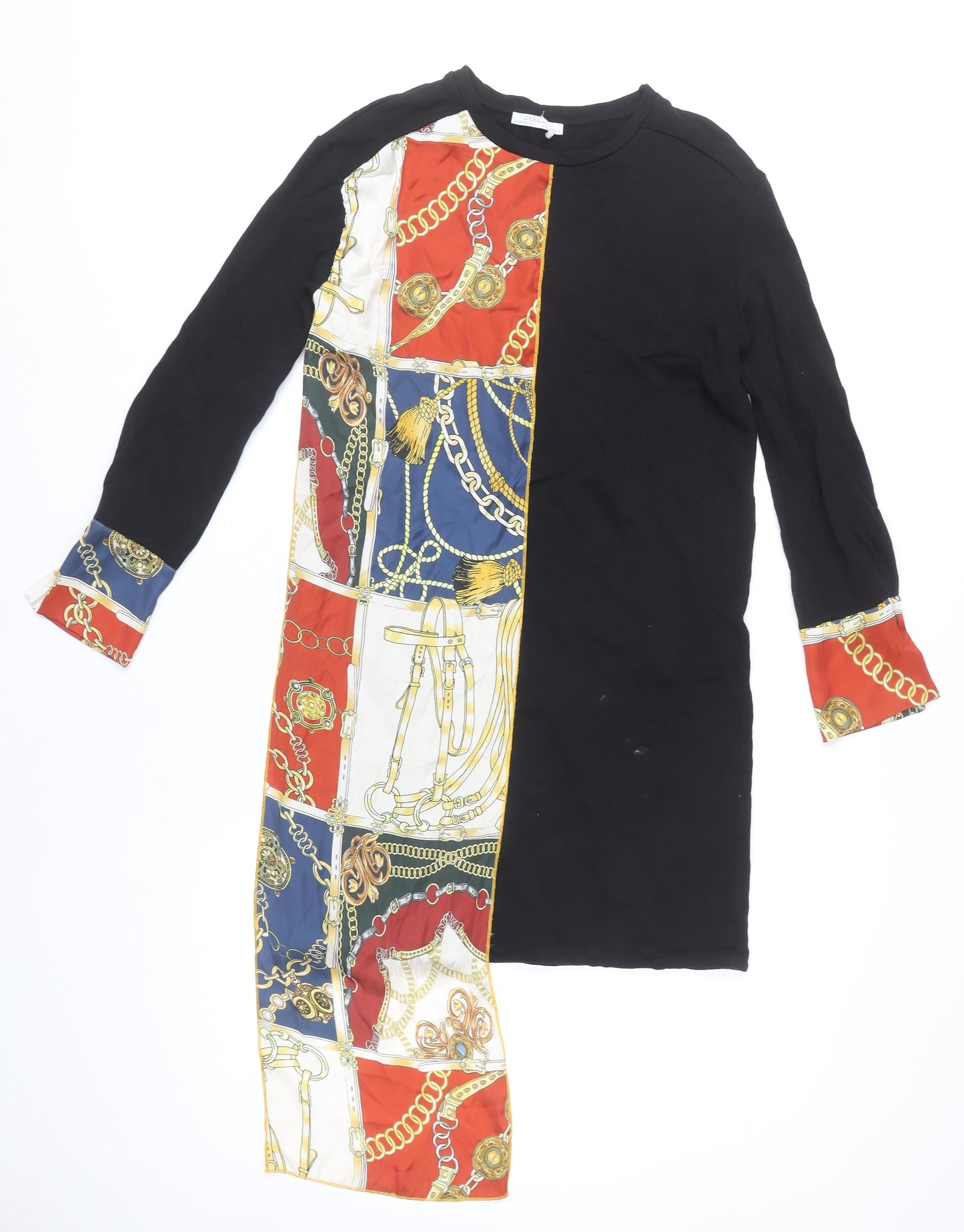 Zara Women's Multicoloured Shift Dress S