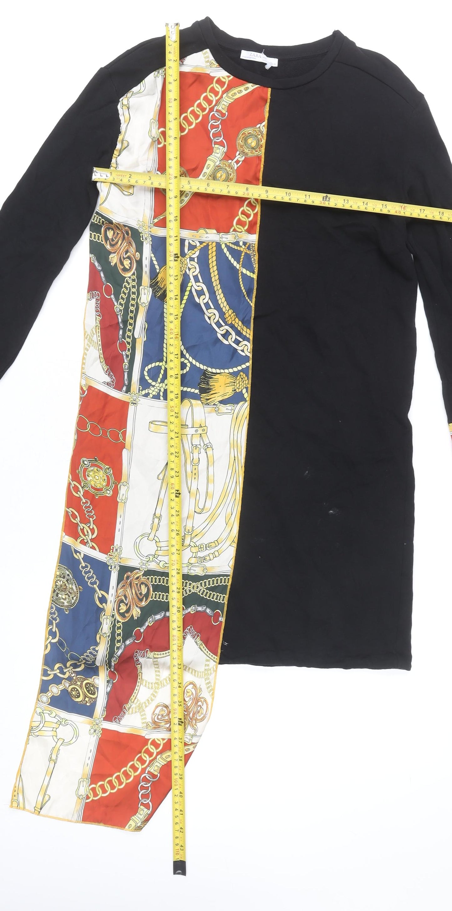 Zara Women's Multicoloured Shift Dress S