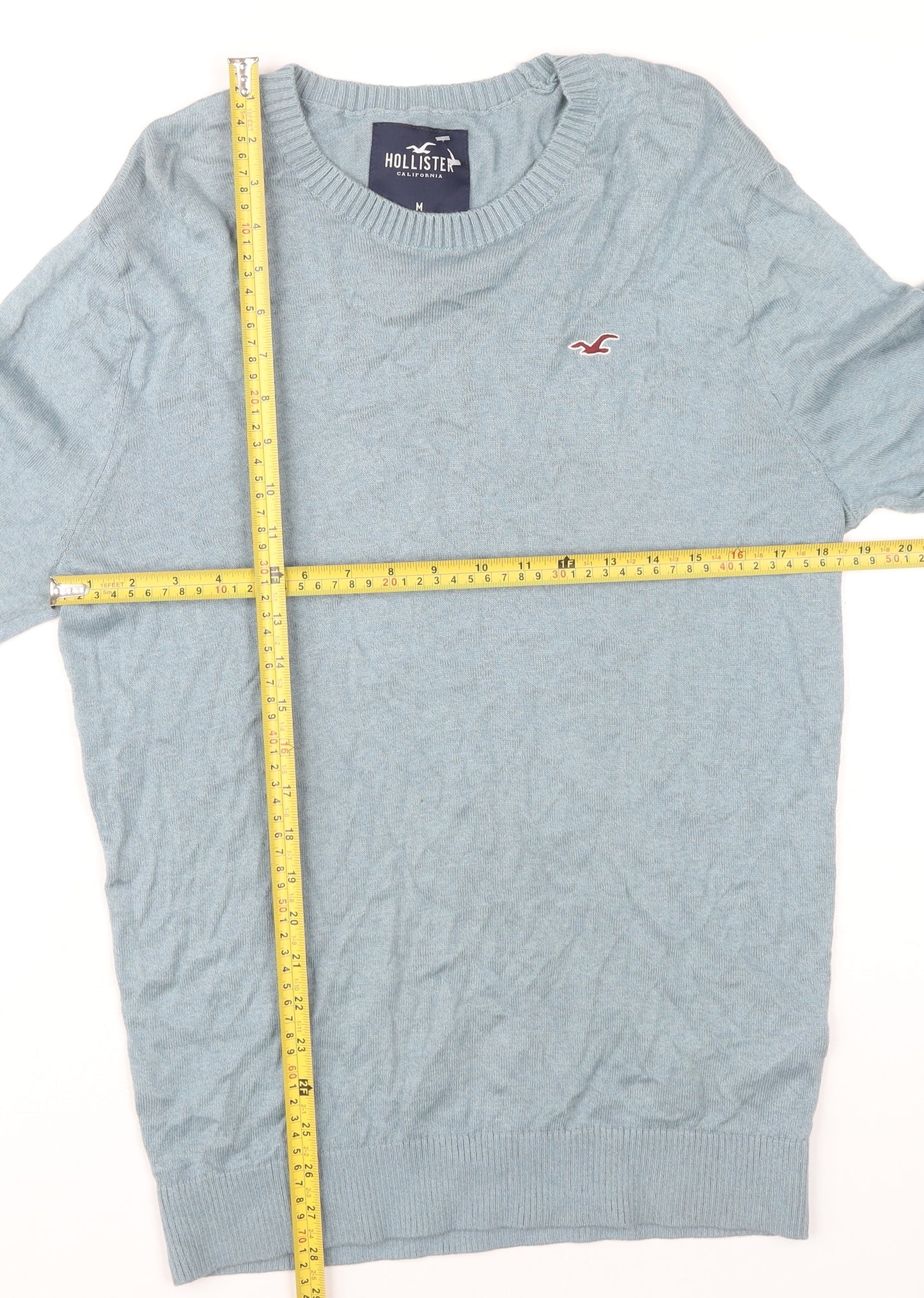 Hollister Men's Blue M Pullover Jumper Crew Neck