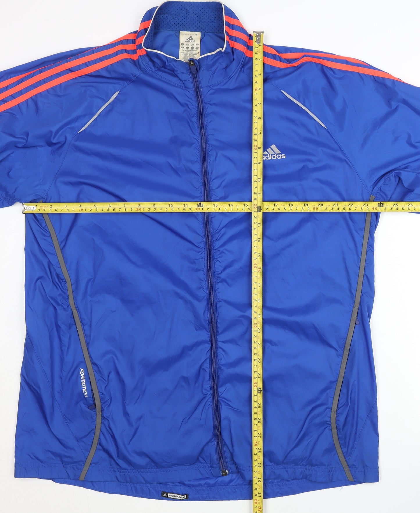 Adidas Men's Blue XL Track Jacket Full Zip