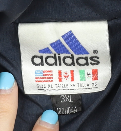 Adidas Men's Blue Track Jacket 3XL