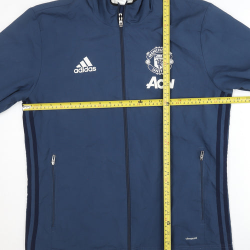 Adidas Men's Blue Track Jacket M Hoodie Sports