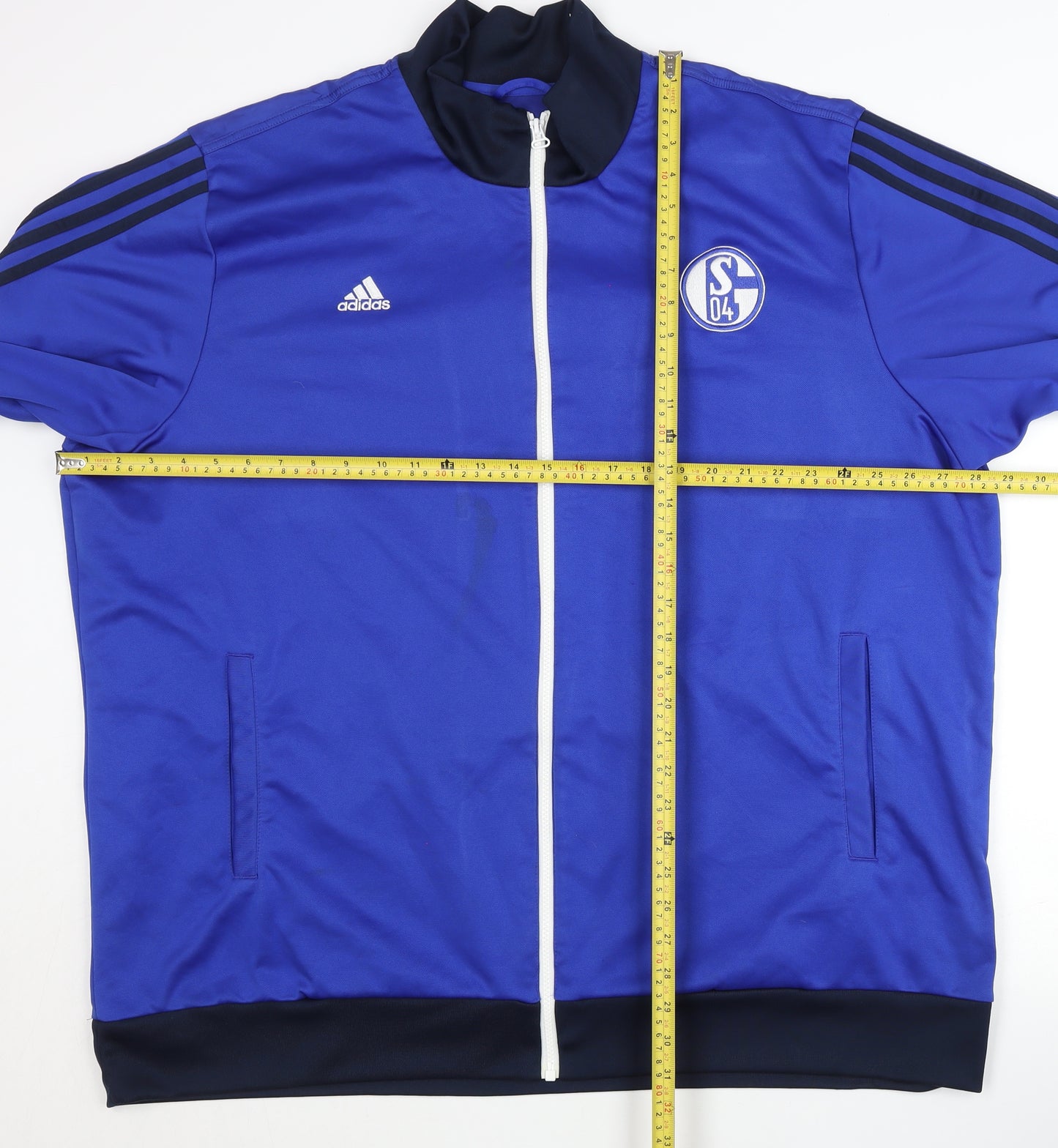 Adidas Men's Blue Track Jacket 3XL Full Zip