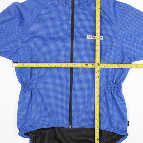 Bergamo Blue Unisex Windbreaker Jacket S