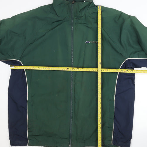 Reebok Men's Green Basic Jacket XL Full Zip
