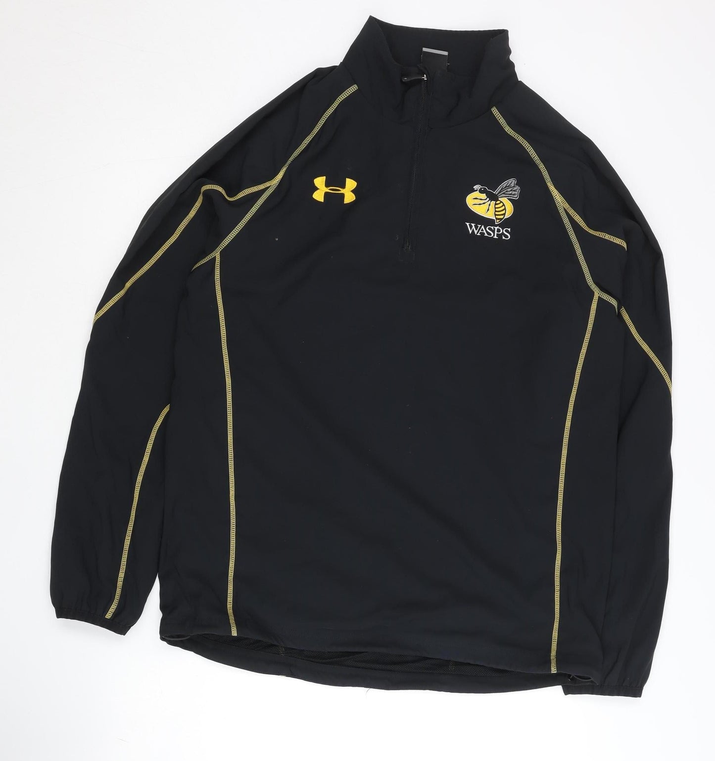 Under Armour Men's Black Rugby 1/2 Zip Jacket Size M