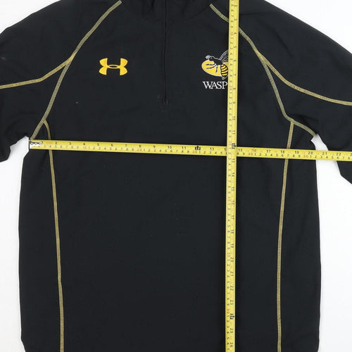 Under Armour Men's Black Rugby 1/2 Zip Jacket Size M
