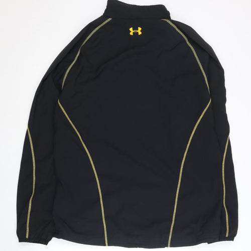 Under Armour Men's Black Rugby 1/2 Zip Jacket Size M