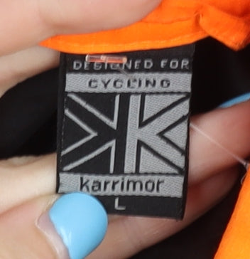 Karrimor Men's Orange Cycling Track Jacket - L