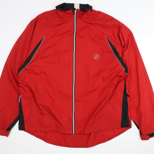 Crane Sports Men's Red XL Track Jacket