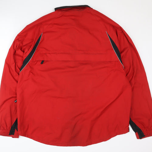 Crane Sports Men's Red XL Track Jacket