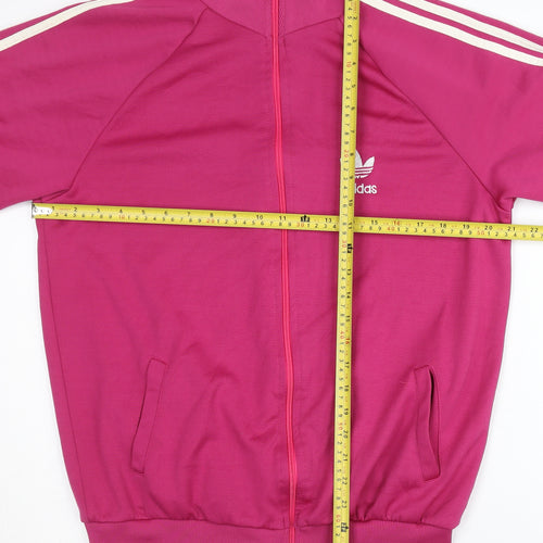 Adidas Men's Pink Track Jacket XL Full Zip