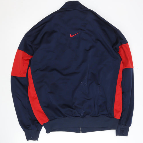 Nike Men's Blue Track Jacket Size M - All Seasons Activewear