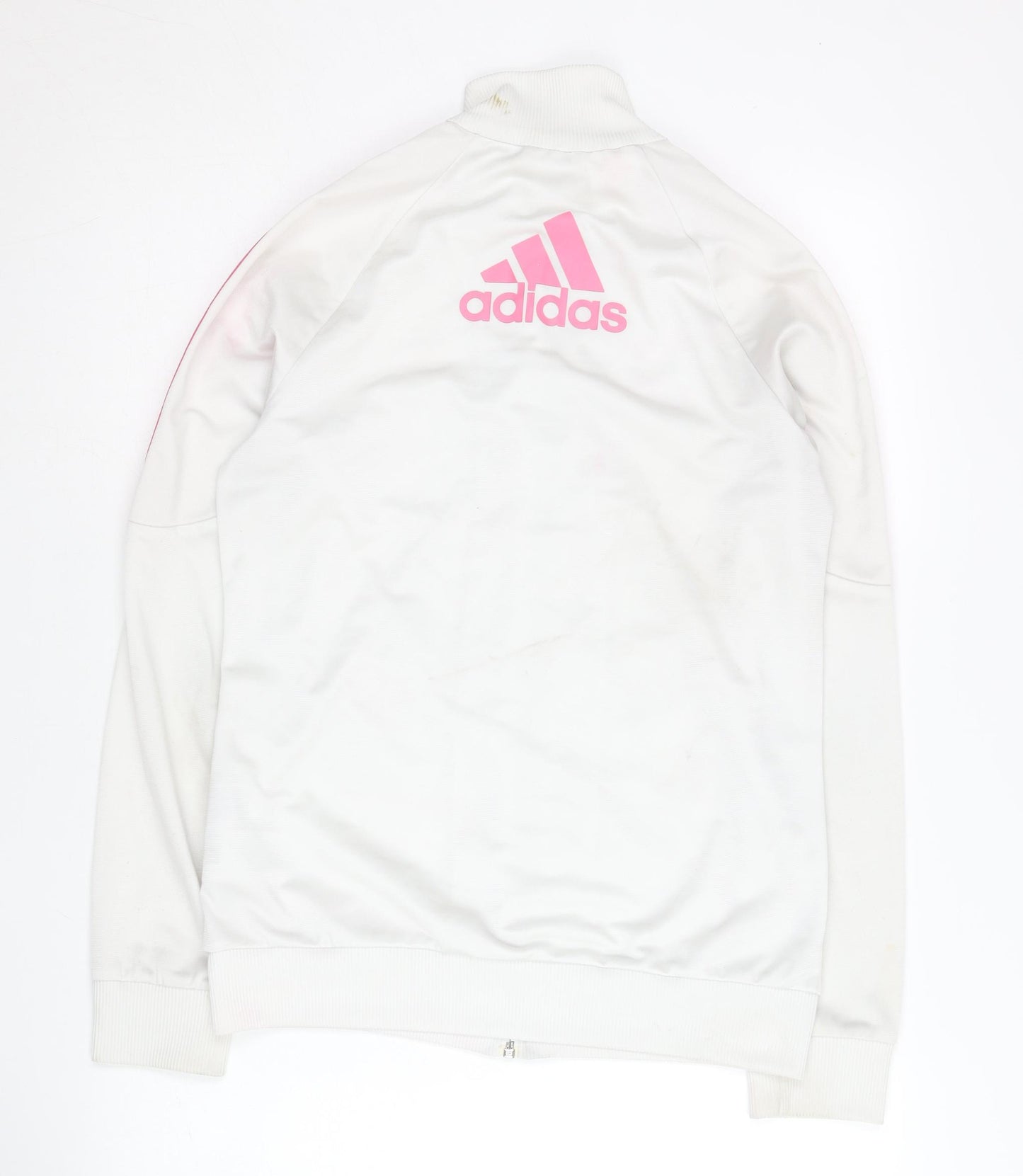 Adidas Girls White Track Jacket 14-15 Years