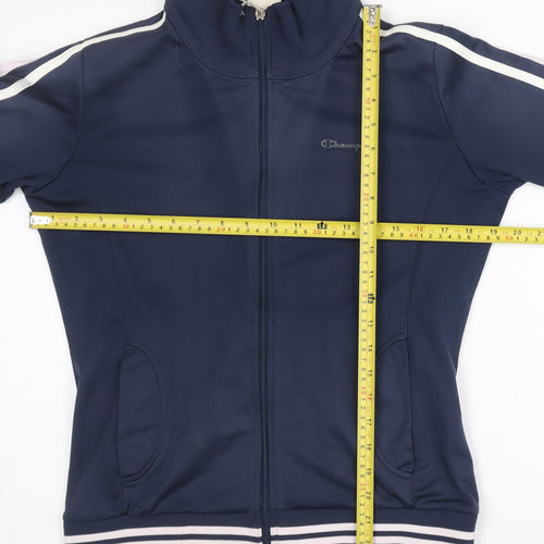 Champion Women's Blue Track Jacket M