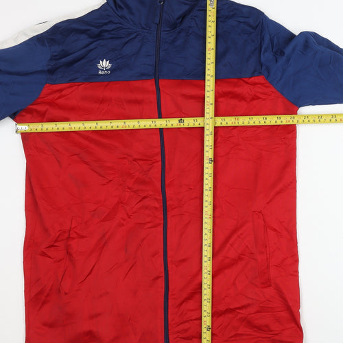 Reno Women's Red Blue Track Jacket Size 18