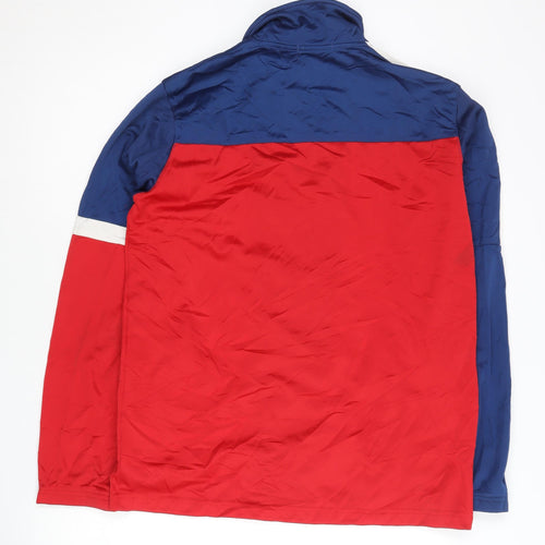Reno Women's Red Blue Track Jacket Size 18