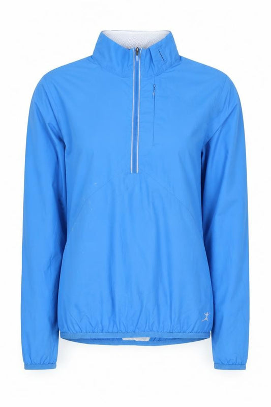 Front view of Danskin Women's Blue Basic Jacket, size S