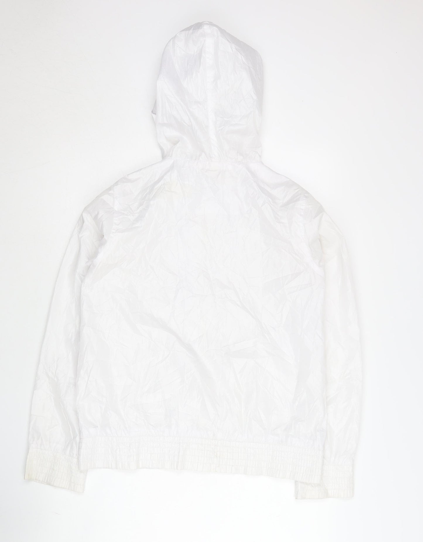 Essentials Sportzone Women's White Windbreaker M Hooded