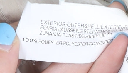 Pull&Bear Teens Blue Beige Hooded Windbreaker Size 12