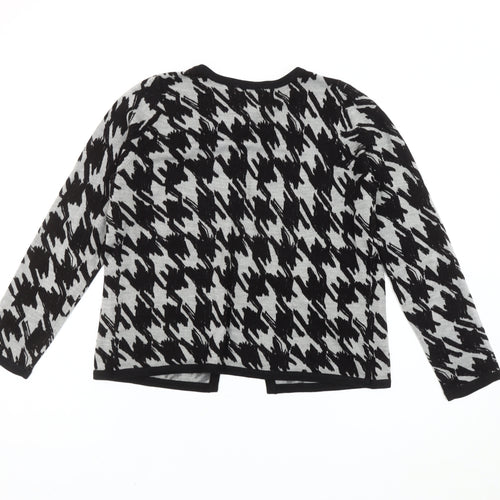 Marks and Spencer Women’s Grey Houndstooth Cardigan Size 12