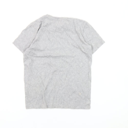 Original Penguin Boys Grey Logo T-Shirt 10-11 Years Short Sleeve Casual