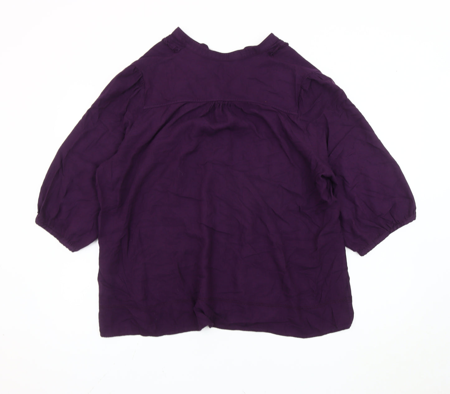 Marks and Spencer Women's Purple Plus Size 22 Tunic Blouse