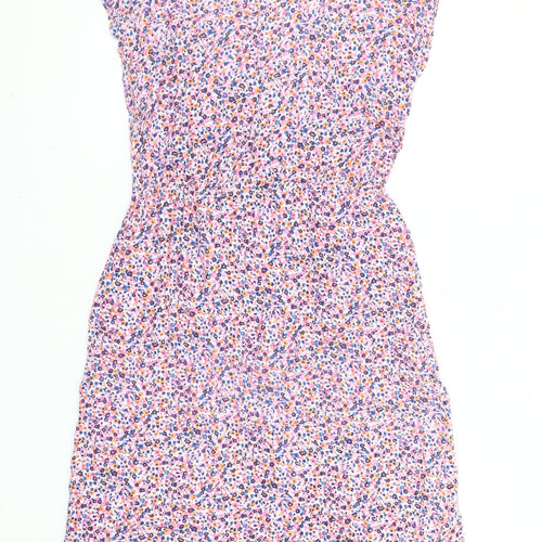 Crew Clothing Women’s Multicoloured Floral Fit & Flare Dress Size 10