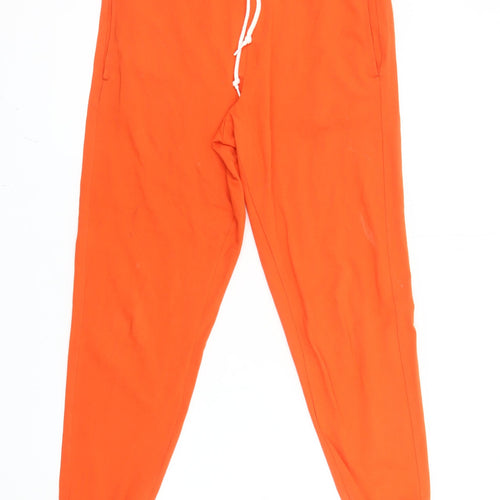 Victoria's Secret PINK Women's Orange L Jogger Trousers Elastic Waist