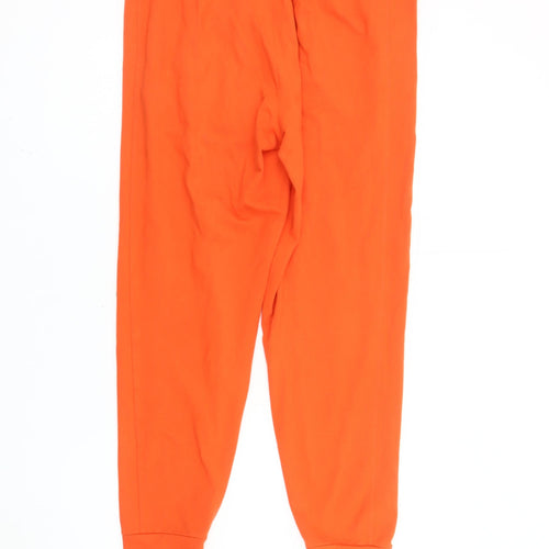 Victoria's Secret PINK Women's Orange L Jogger Trousers Elastic Waist