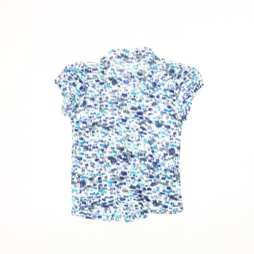 Marks and Spencer Per Una Women’s Multicoloured Ruffle Blouse Size 12