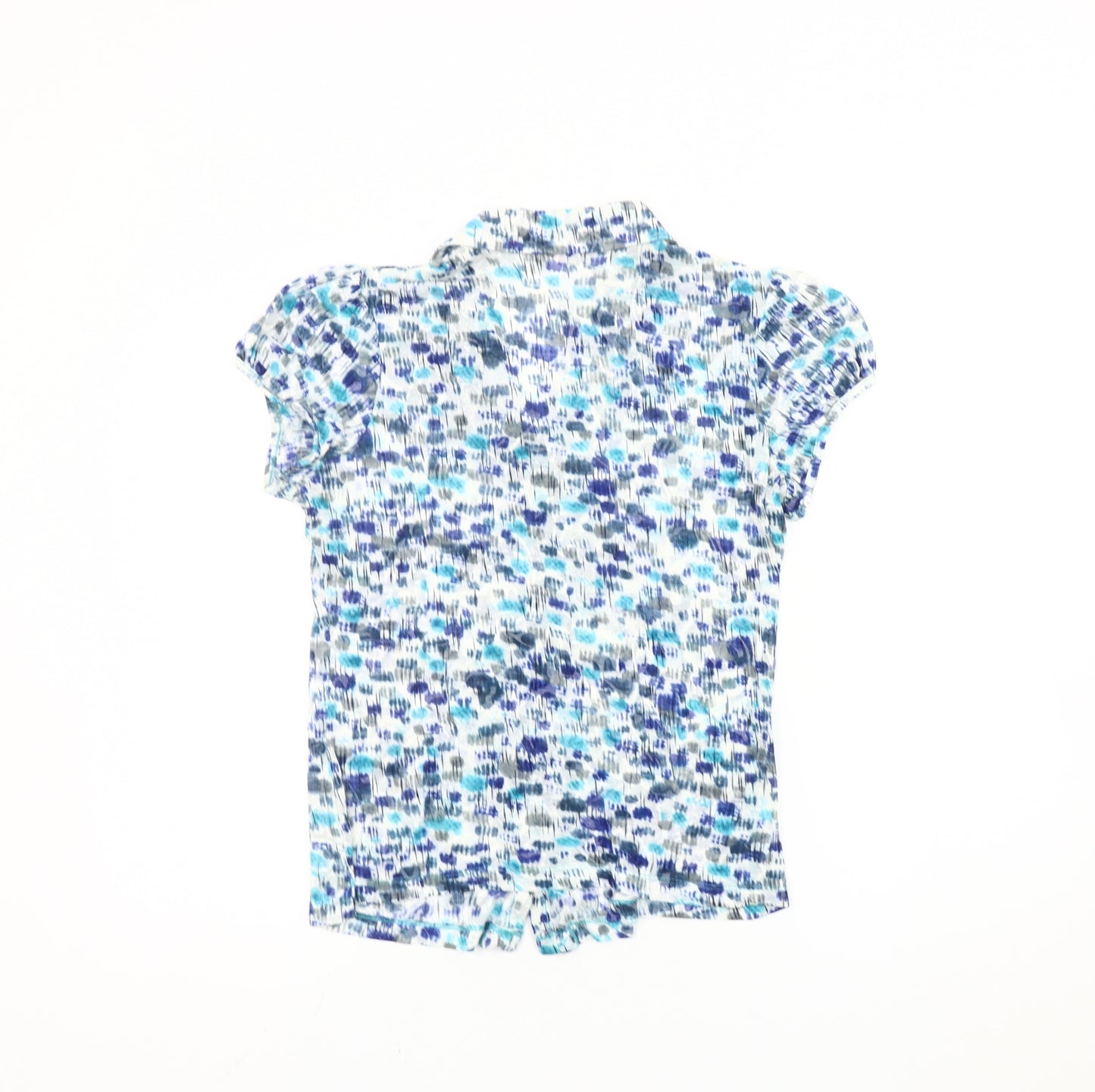 Marks and Spencer Per Una Women’s Multicoloured Ruffle Blouse Size 12