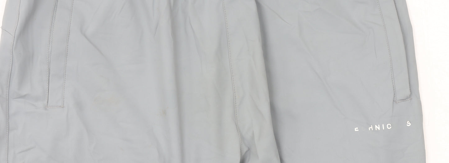 Technicals Mens Grey M Jogger Trousers Tapered Woven Stretch Activewear