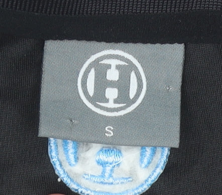 Harrows Men's Black Blue S Polo Shirt Sports Raglan Moisture Wicking