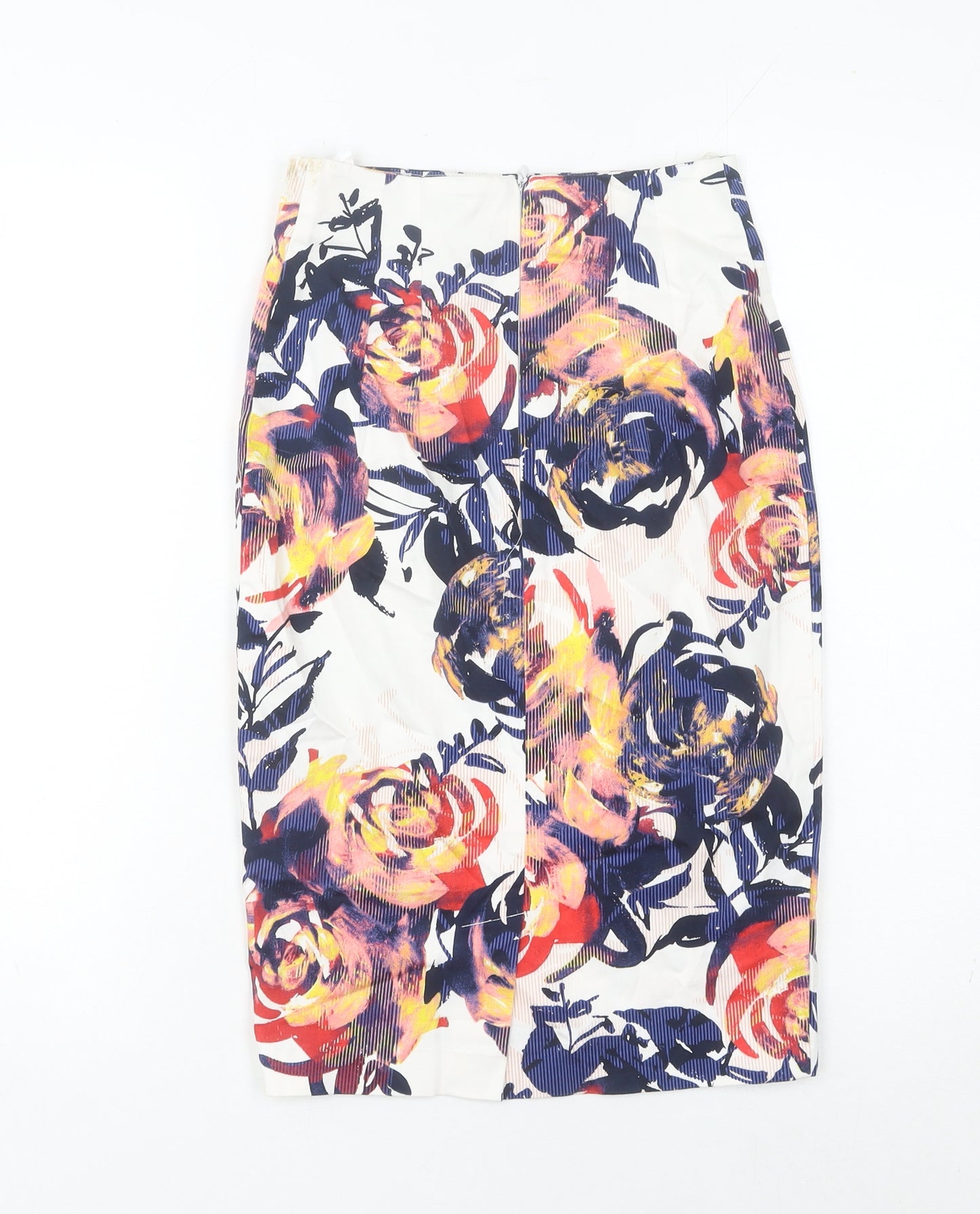 Mohito Women’s Multicoloured Floral Knee Length Pencil Skirt Size 6