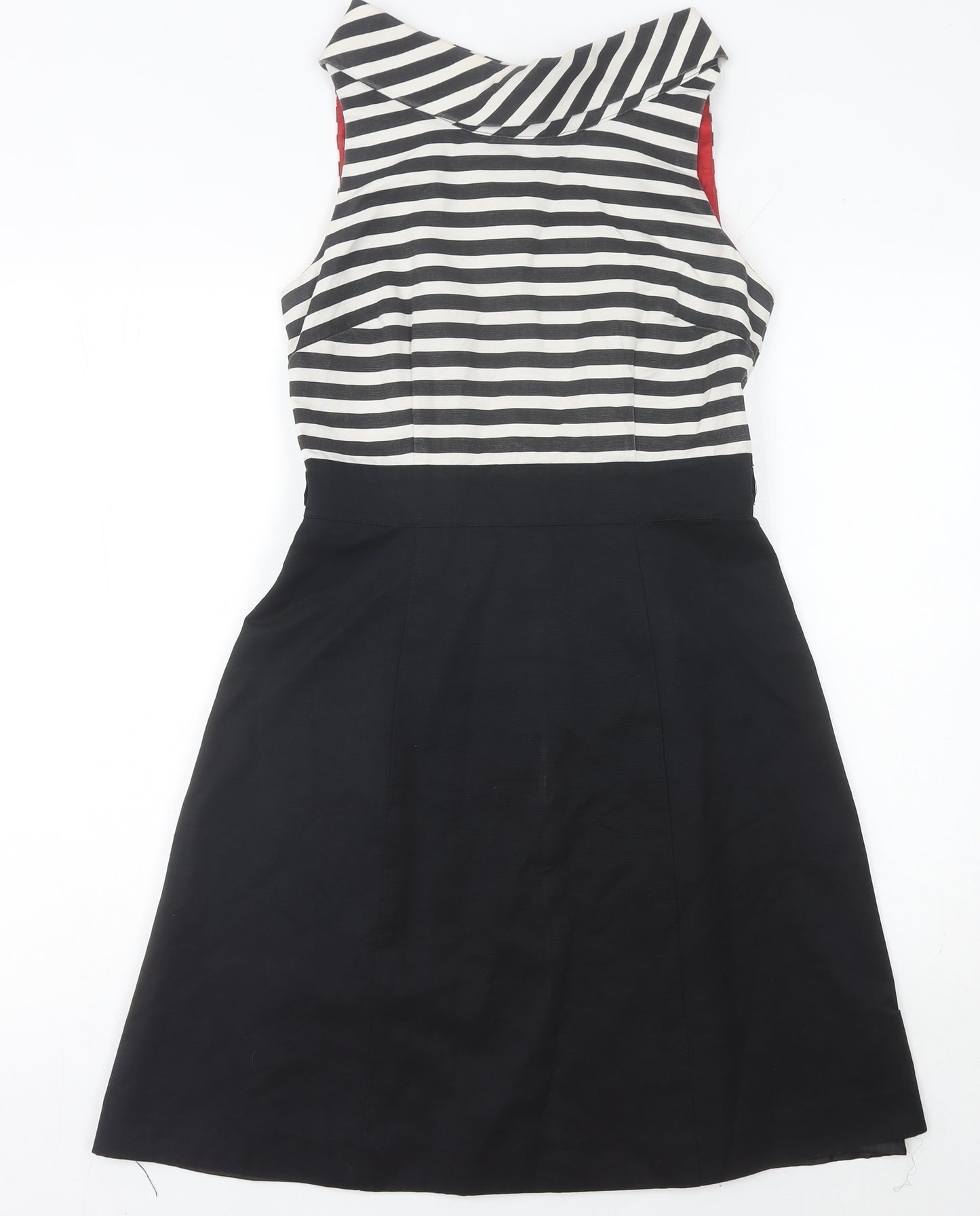 Principles by Ben De Lisi Women’s Black Striped Size 10 A-Line Dress