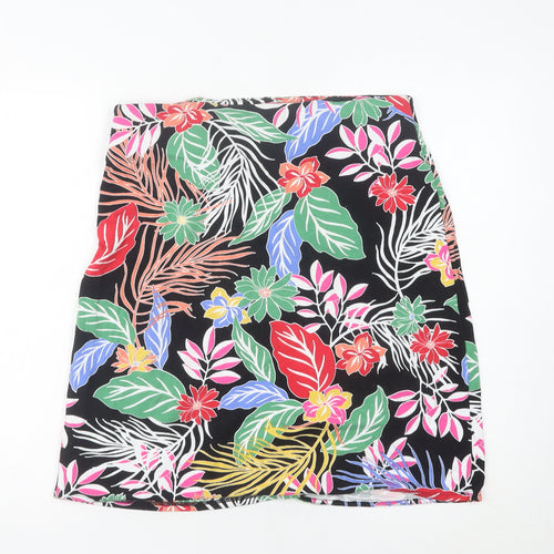 Cynthia Rowley Women’s Multicoloured Tropical Floral Wrap Skirt M